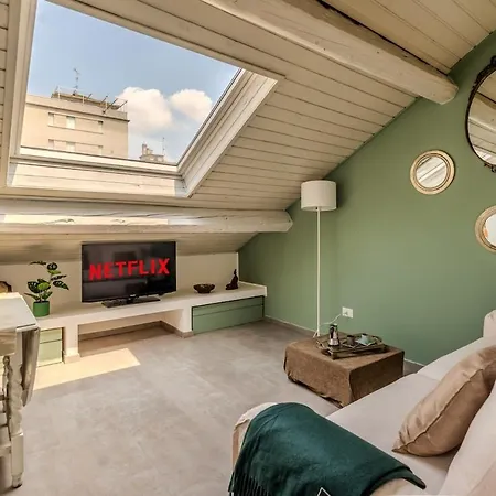 Duomo 15 Min M3 Bocconi Navigli Luxury Loft 公寓 米兰